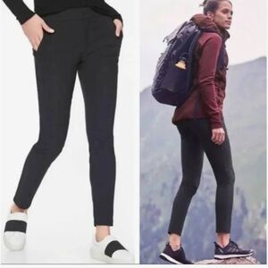 NWT Athleta Women's Black Wander Stash Skinny Pant
